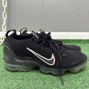 Nike Air VaporMax 2021 FK Shoes Womens Size 7.5 Black Running DC4112-002